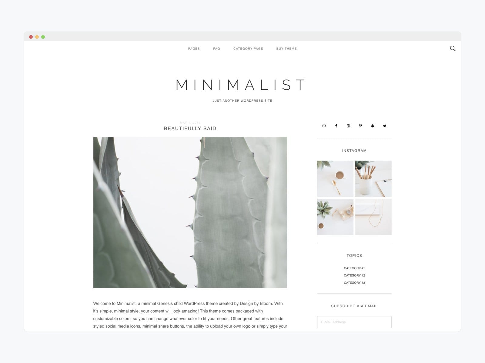 15 Minimalist WordPress Themes (2023 Update)