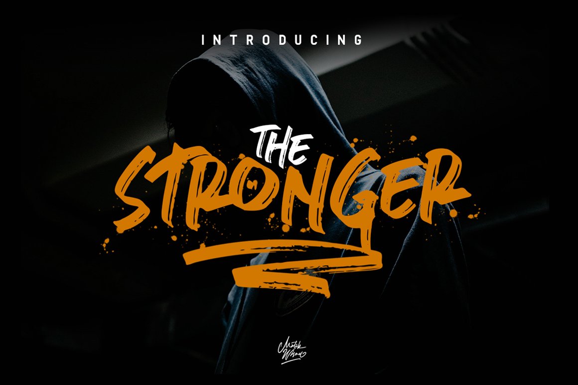 10 of the Best Urban Fonts - 01.stronger