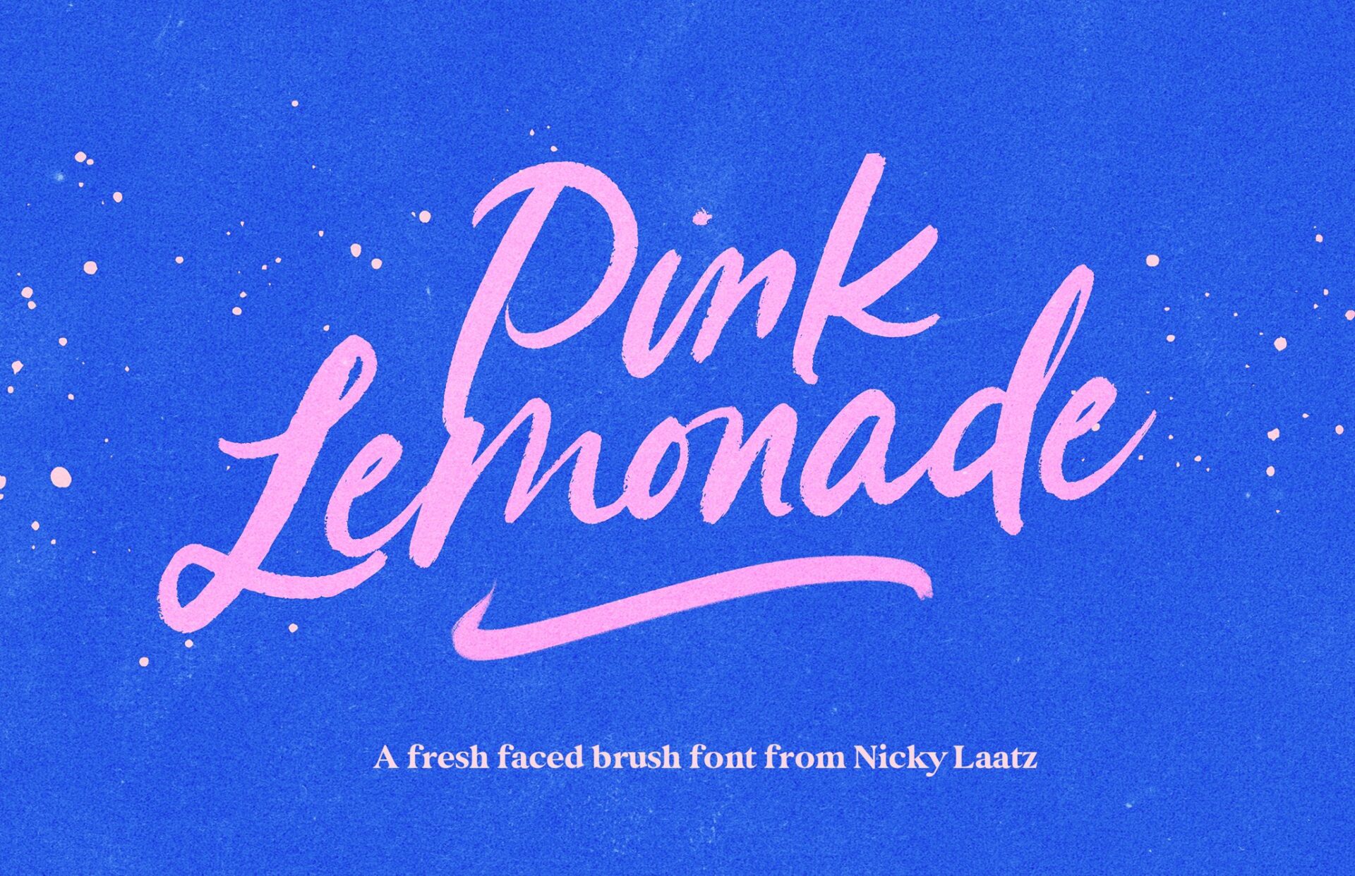 12 Best Script Fonts For Branding And Logo Design - 06 Pink Lemonade Typeface