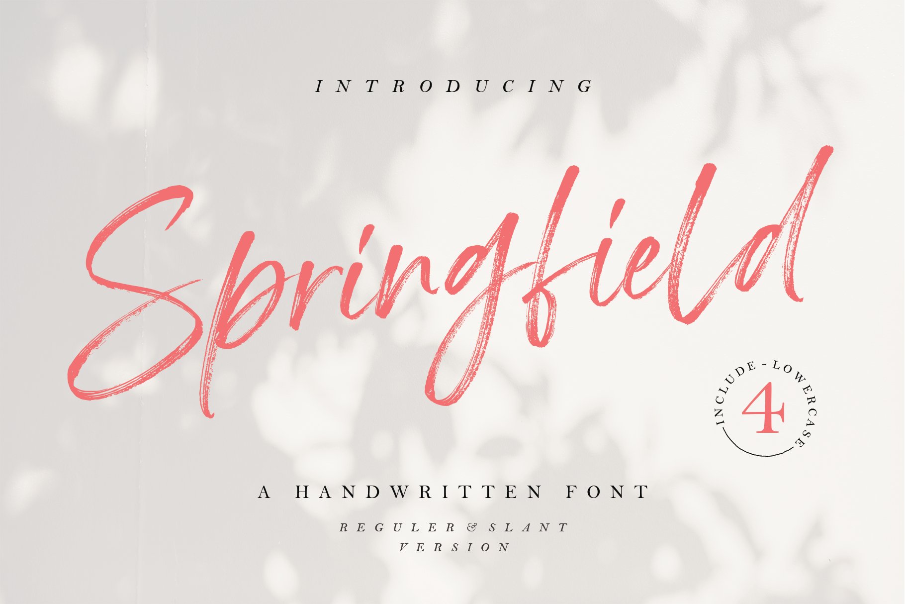 12 Best Script Fonts For Branding And Logo Design - 07 Springfield Typeface