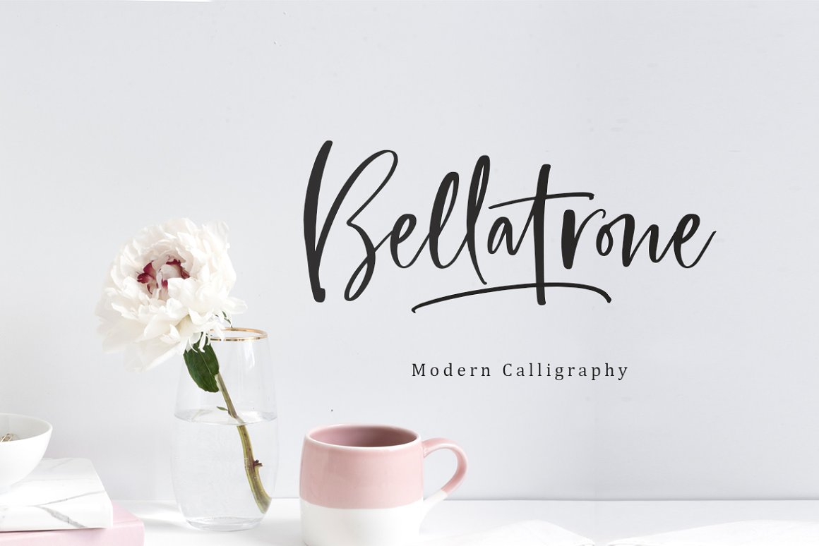 12 Best Script Fonts For Branding And Logo Design - 10 Bellatrone Typeface