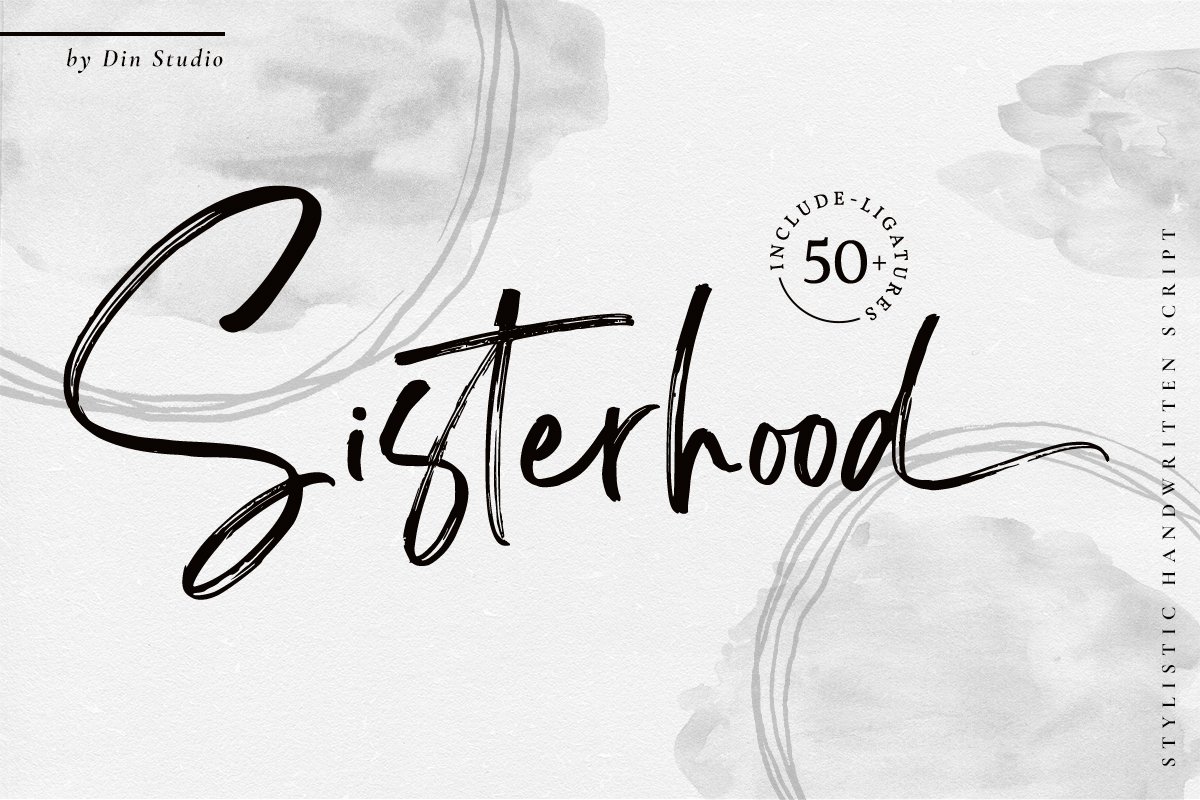 12 Best Script Fonts For Branding And Logo Design - 11 Sisterhood Typeface