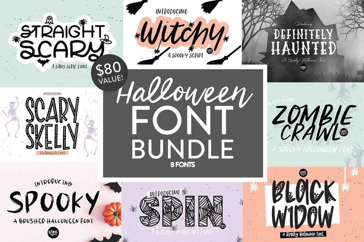 10 Of The Best Crafter Font Bundles - halloweenslide