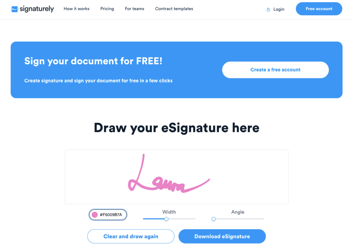 Enhancing Your Creative Business with a Handwritten Signature Generator - signaturely3